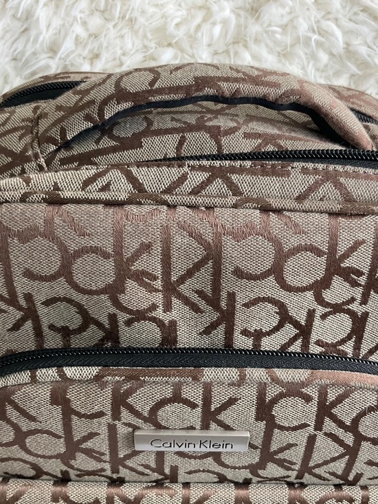 CALVIN KLEIN HUDSON MONOGRAM TAN BACKPACK! main image 10